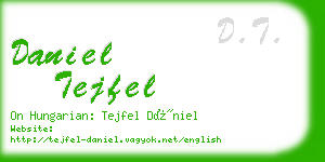 daniel tejfel business card